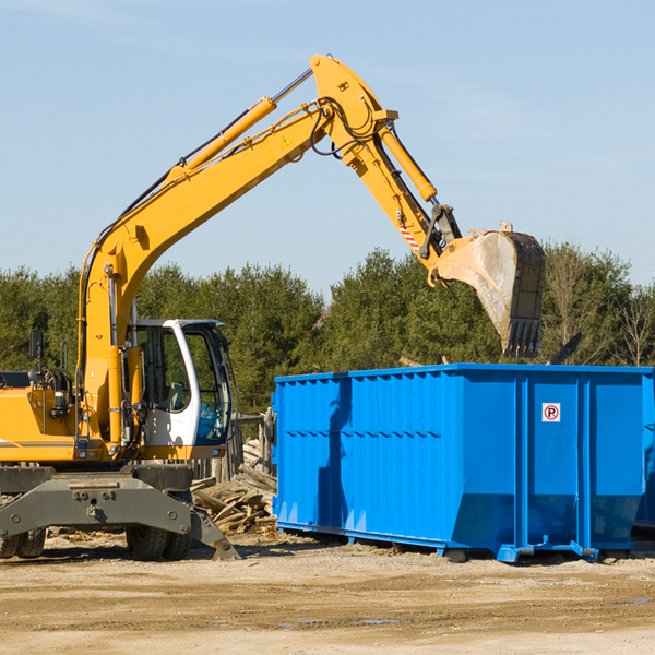 can i choose the location where the residential dumpster will be placed in Bentley